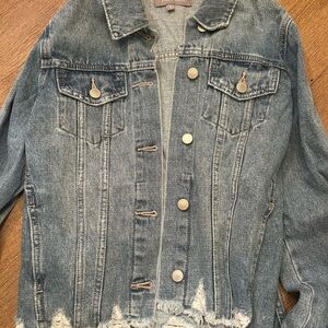 Just USA distressed denim jacket